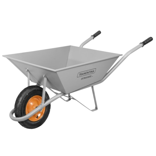 Carrinho de Mão Extraforte com Caçamba Metálica 65 Litros